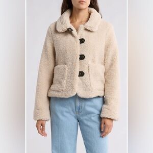 NWT Industry Republic faux fur jacket Sz small